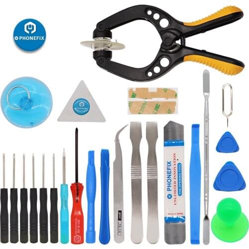 PHONEFIX Screwdriver Mobile Phone Repair Tools Kit Spudger Pry Opening Tool Set for iPhone Repair Professional LCD Screen Repair
