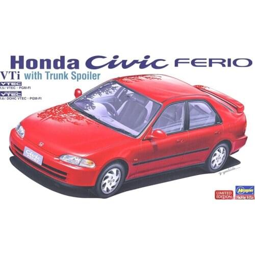 Hasegawa Assembly Model 1/24 Honda Civic feri VTi Sports Car Collection Plastic Building Model Kits Toys 20348