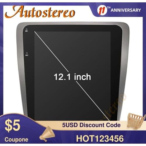 Vertical Screen Android 10 PX6 Car GPS Navigation Auto Radio For Ford Mustang 2010-2014 Auto Stereo Head Unit Multimedia Player