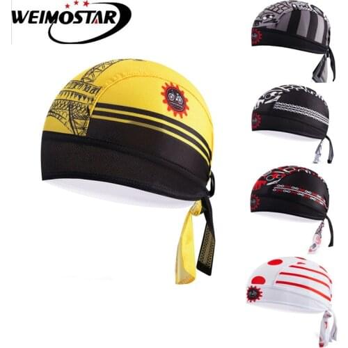 Weimostar Multifunction Cycling Cap Men Women Anti-sweat Pirate Hat bandana MTB Bike Headscarf Headband Riding Sport Headwear