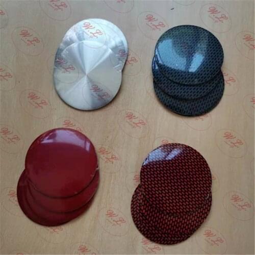 WL Brand New Car Styling 4PCS 56MM Universal Decal Wheel Center Cap Silver Stickers Badges 4 Colors Personality Cover