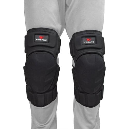 WOSAWE Motorcycle Knee Pads Elbow Protector Snowboard Skateboard Ski Roller Hockey Sports Protection Kit Support MTB Kneepad Set