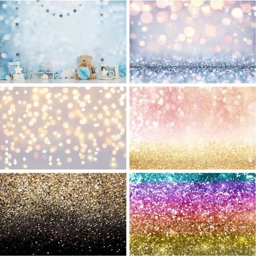 Yeele Black Gold Glitters Light Bokeh Birthday Party Photography Backdrop Photographic Decoration Backgrounds For Photo Studio