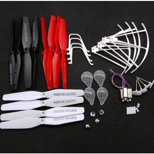 Syma X5UC X5UW RC Drone Spare Parts motors engines propeller landing skid guard propellers protection