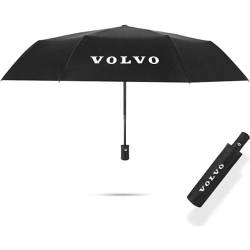 Brand Fully Automatic High Quality Car Business Umbrellas Black Parasol Long Handle Men Automatic Umbrella