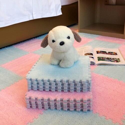 10pcs/lot Winter Household Living Room Carpet Bedroom Splicing Crawling Cushion Foam Child Anti Dropping and Velvet Mat F8167