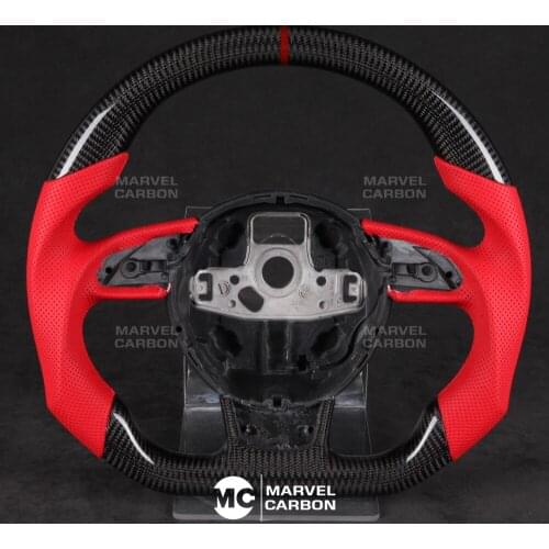 100% REAL CARBON FIBER STEERING WHEEL COMPATIBLE WITH Audi RS