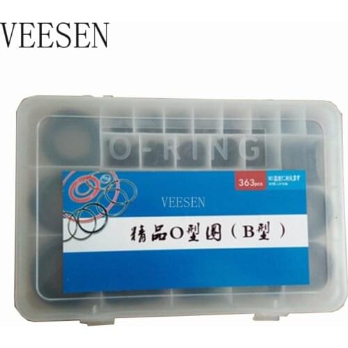 363 Piece (30 Sizes) Metric NBR Cheap ring seal Bolts Assortment Set, Universal Black Rubber O-Rings for Automotive, Plumbing