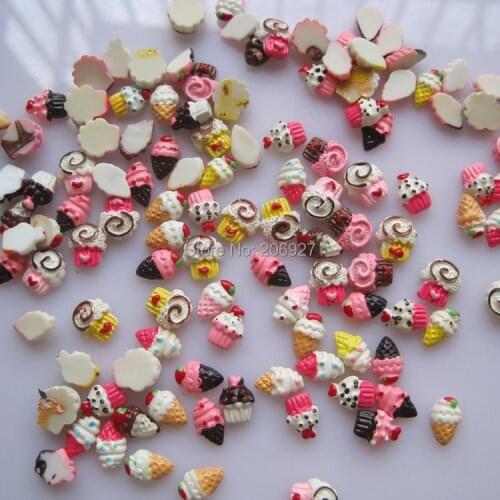 #47 30pcs Cute Mix Cartoon Shape Nail Resin Decoration Outlooking