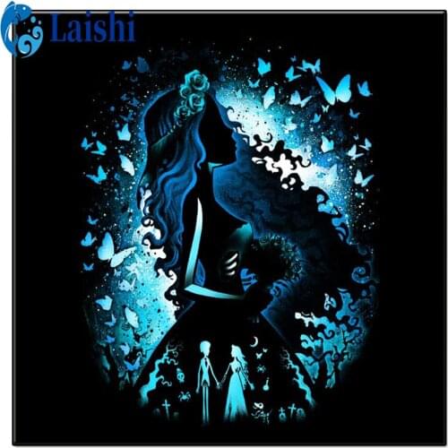 Diamond Painting Undead Bride Collection Black 5d DIY Embroidery Cross Stitch Art Craft Full Square/Round Rhinestone Home decor