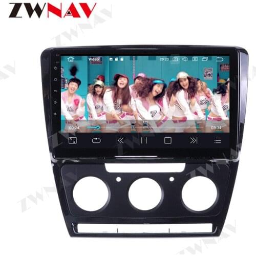 ZWNAV 2din Android Car Radio Multimedia Video Player GPS Navigation For Volkswagen SKODA Octavia 2 A5 2008-2013 Head Unit 2 din