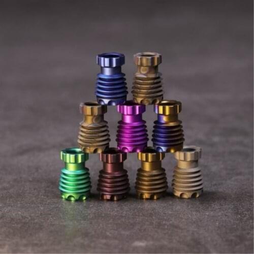 F Titanium Alloy Knife Beads Pendant Umbrella Rope Outdoors Knife Beads Pendant EDC Multi Tools EDC Paracord Beads