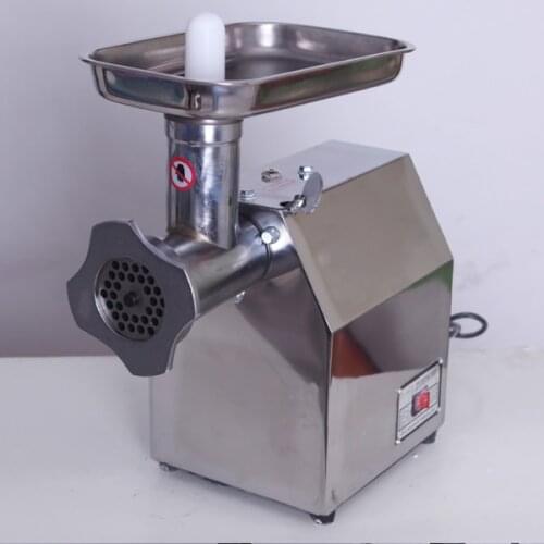 Fast shipping stainless steel 12#electric meat grinder,commercial meat mincer,sausague stuffer for home and commercial use