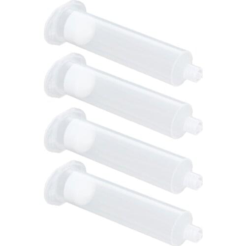 New 1pcs/2pcs/4pcs/5pcs Cartridge Dispensing Syringe 10cc/30cc/55cc Plastic Transparent Glue Liquid Cartridge Dispensing Syringe