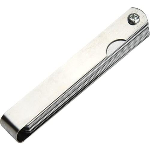 FEELER GAUGE 50006 0.0015"-0.035" Mayitr 0.04-0.88mm Thickness Gage Metric Gap Filler for Measurment Tool 17/32 Blades Set