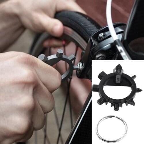 Stainless Steel Bicycle Repair Tools 12 in 1 Multifunctional Opener Screwdriver Biking Portable Dustproof Cycling Parts