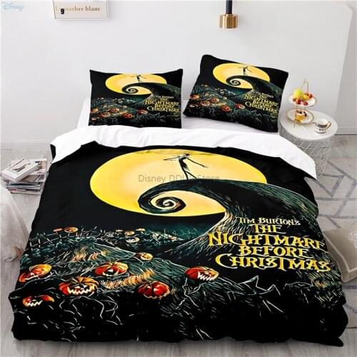 The Nightmare Before Christmas Digital Printing Bedding Set for Adult Children 3d Duvet Cover Set with Pillowcase 2/3pcs Bed Set