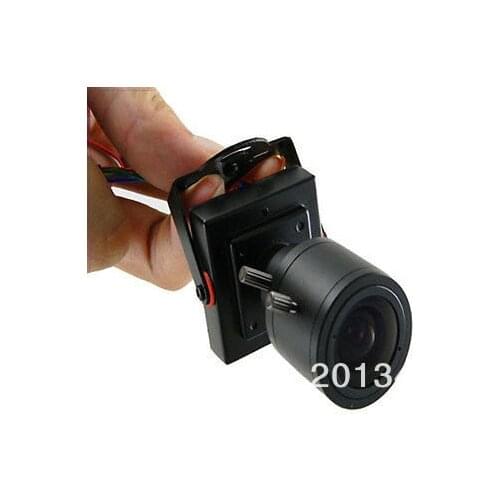 Mini HD 700TVL CMOS 2.8-12mm Manual Focus Zoom Lens CCTV Security Color Camera