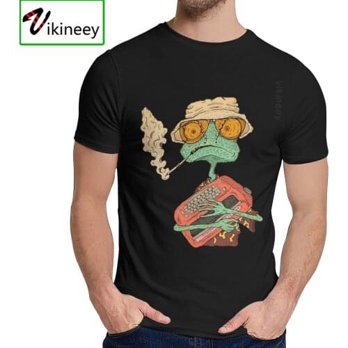 Round Collar Rango Fear And Loathing In Las Vegas Smokes T Shirt Hip Hop For Man 100% Cotton La Camiseta US Size