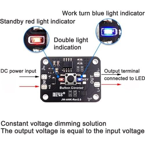 New Button Dimming Board Module Controller Button Bistable Electronic Switch Table Lamp Flashlight Constant Voltage Stepless