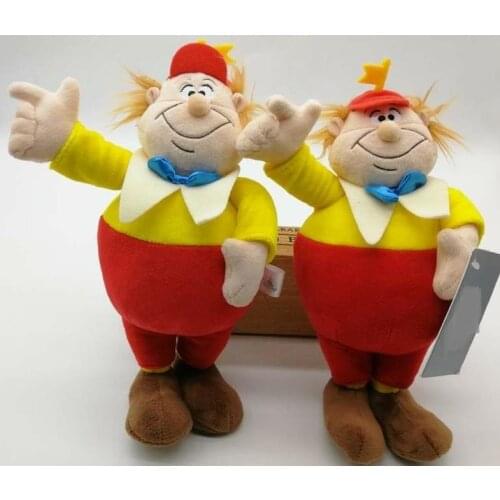 Official Tweedle Dee, Dum Twins Plush Doll from Alice in Wonderland Japan