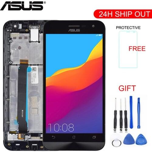 Original 5.0" LCD For ASUS ZE500CL Z00D LCD with FrameDigitizer Replacement For ASUS Zenfone 2 ZE500CL Display Touch Screen