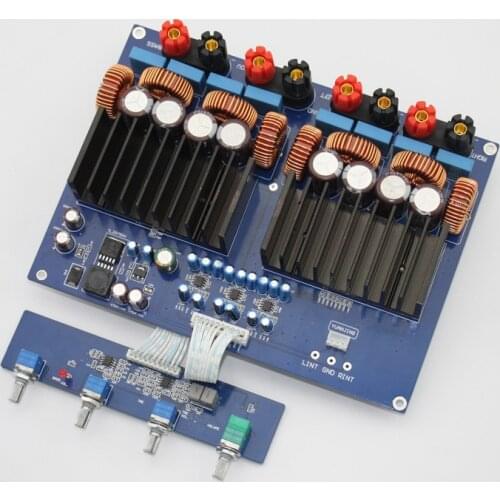 Katherin TAS5630+OPA1632DR+TL072 DC48V 600w+2*300w 2.1 High Power Amplifier Board (1200W)