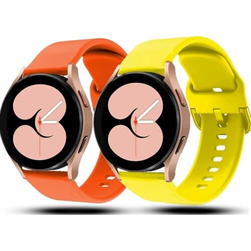 Sports Silicone Strap For Samsung Galaxy Watch 4 classic 46mm 42mm Band Galaxy Watch4/Active 2 44mm 40mm Wristbands Bracelet