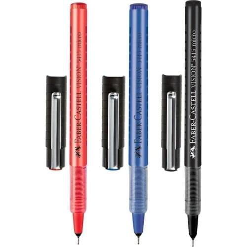 Faber-Castell 5415 Vision Micro Roller Pen 3 Pcs