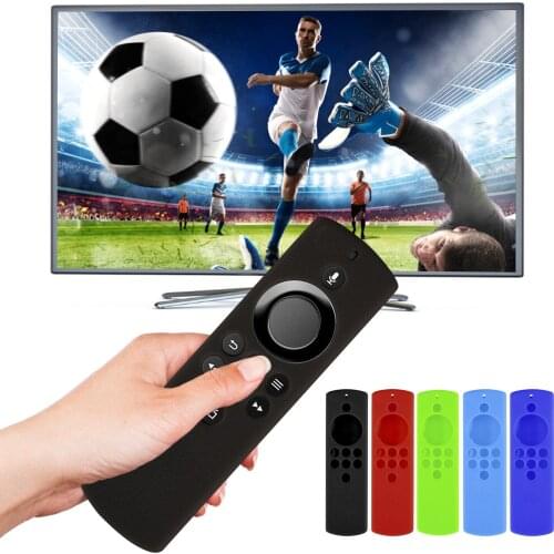 Silicone Remote Control Case For Fire TV Stick Lite Alexa Voice Remote Lite Remote Controller Soft Protector Cover For Alexalite