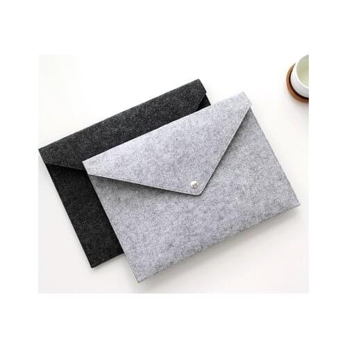Felt Fabric Document Bag A4 File Bag School And Office Paper File Organizer A4 Bag