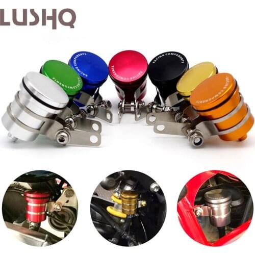 Universal CNC Motorcycle Brake Fluid Reservoir Clutch Tank Cylinder Tank Oil Fluid Cup Motorcross ATV Scooter Fluid Feservoir