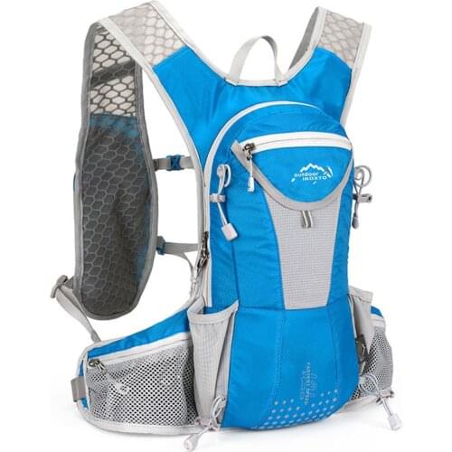 12L Waterproof Bicycle Backpack MTB Mountain Bike Water Bag Mens Women Nylon Cycling Hiking Camping Running Hydration Backpack