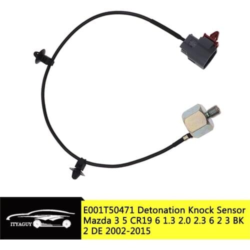 ZJ01-18-921 E001T50471 Detonation Knock Sensor For Mazda 3 5 6 2 BK 2 DE CR19 6 1.3 1.4 1.6 2.0 2.3 E1T50371 ZJ0118921 SEB1669