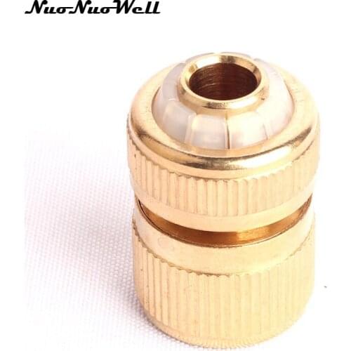1pcs NuoNuoWell 1/2 Inch Hose Brass Quick Connector Tap for Garden Irrigation Watering Water Gun Wash Machine Adapter Coupling
