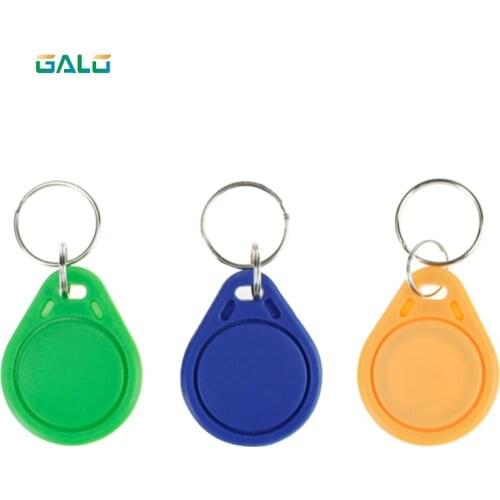 10pcs RFID keytags 13.56 MHz rfid key fobs keychains NFC tags ISO14443A MF Classic® 1k nfc access control keycard token