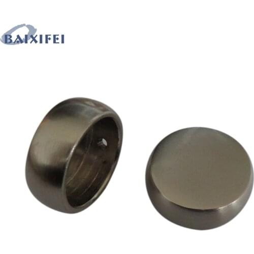 4 Pcs D25mm Curtain Rod Circular Finial , Curtain Accessories Finials for Window Decoration