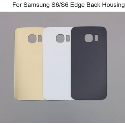 5.7" For SAMSUNG Galaxy S6 Edge Plus Back Battery Glass Cover Rear Door Housing Glass Case For SAMSUNG S6 Battery Cover
