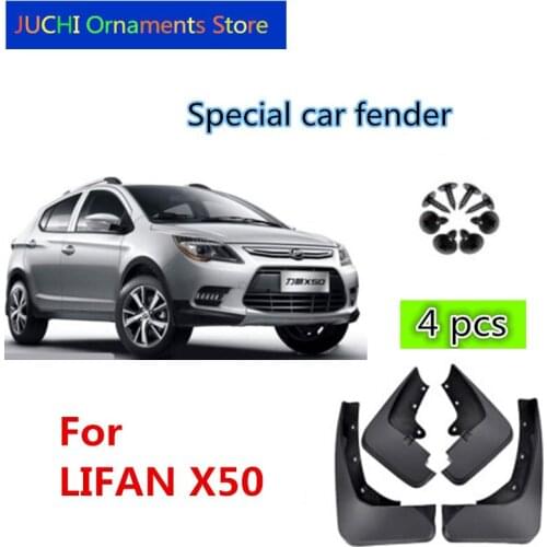 Car Fender Mudguard Splash Flaps Mud Guard Mudflap Accessories for LiFan X50, LIFAN X50