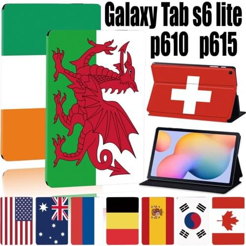 Tablet Case for Samsung Galaxy Tab S6 Lite 10.4" P610/P615 Tablet Shockproof Cover + Free Stylus