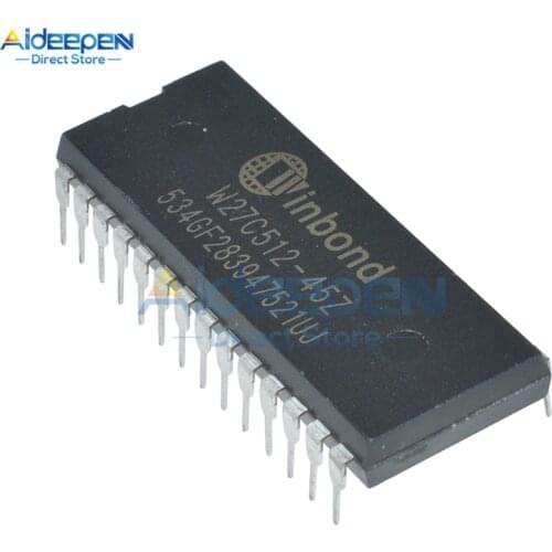 5Pcs/lot New Original IC Chip W27C512 W27C512-45Z DIP28 IC Chips