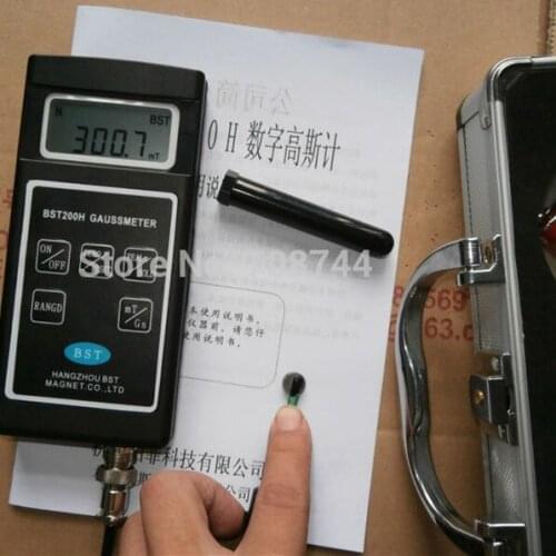 BST200H Magnetic Measurements Gauss Meter Precision Gauss Meter Magnetic Field Detector Teslameter