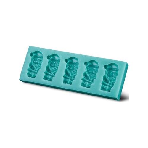 Santa Claus Mold mould,silicone Cake Tools Fondant Cake Design mold,silicone Gumpaste Art mold,baking Tools D044