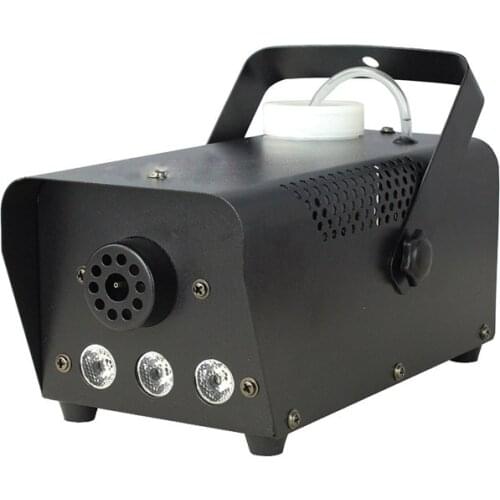 LED Red Green Blue colorful spray smoke generator 500W wire control smoke machine for stage performance wedding lamp KTV bar