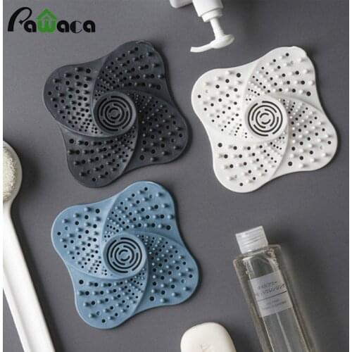Kitchen Accessories Anti-Blocking Hair Catcher Hair Stopper Plug Trap Shower Floor Drain Covers Sink Strainer Filter Bathroom