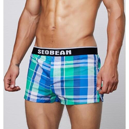 New Summer style Mens boxers shorts Casual Shorts Men Plaid Cotton Shorts Casual Shorts Men