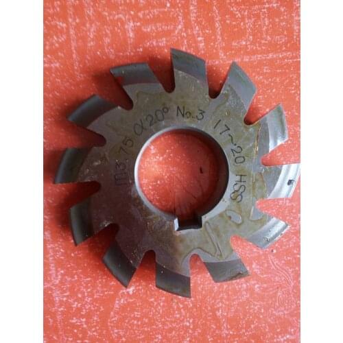 Set 8Pcs Module 3.75 PA20 Bore27 1#2#3#4#5#6#7#8# Involute Gear Cutters M3.75