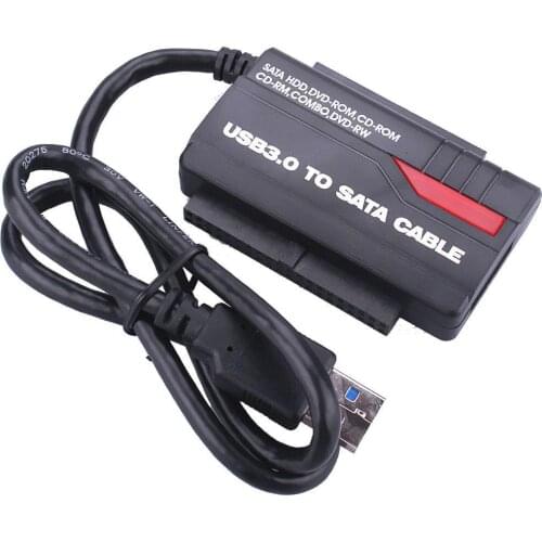New USB 3.0 to 2.5 3.5 5.25 IDE SATA Hard Drive HDD Reader Converter Docking Cable Drive Adapter Converter