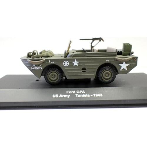 NEW Altaya 1/72 Scale Ford GPA US Army Tunisia - 1943 Tank Diecast for Collection toys