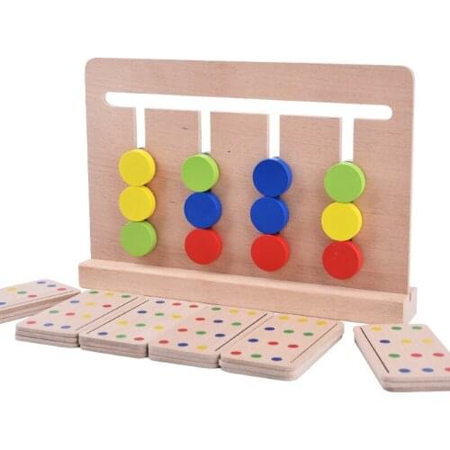 Kids Early Learning Educational Wooden toy Hands Brain Training Montessori Toy Game For Children